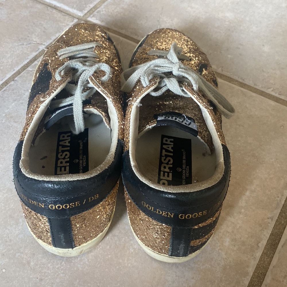 Golden Goose superstar sparkle star sneakers - Picture 2 of 5
